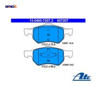 Brake Pad Set, disc brake ATE for GRAND VOYAGER / VOYAGER III (GS) 2.4 1995-2001