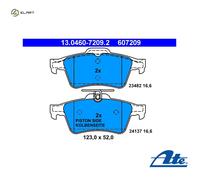 Brake pads 13.0460-7209.2 ATE for JAGUAR XF I XK II Coupe S-TYPE II XJ