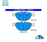 Brake pads 13.0460-7210.2 ATE for BMW 7 5 5 Touring 6 Convertible 6