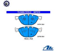 ATE Brake Pads 13.0460-7210.2 - for BMW 5/6/7 Series (Touring, Convertible)