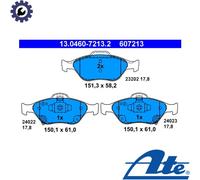 ATE 13.0460-7213.2 Brake pad set