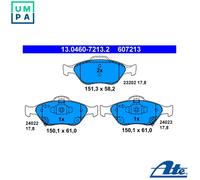 BRAKE PAD SET DISC BRAKE 13.0460-7213.2 FOR TOYOTA YARIS/Hatchback/Van/VITZ 1.0L