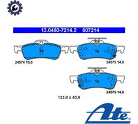Brake pads 13.0460-7214.2 ATE for TOYOTA DAIHATSU