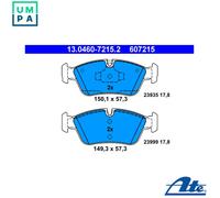ATE Disc Brake Pads Set 13.0460-7215.2 for BMW 3 E90 & 1 120i