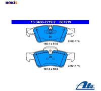 ATE Brake Pad Set 13.0460-7219.2 - Rear Disc Pads for Mercedes-Benz G, R, GL, M-Class