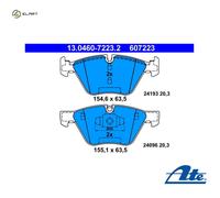 BRAKE PAD SET DISC BRAKE 13.0460-7223.2 FOR BMW N47D20D/B/C/A M47D20 N43B20 2.0L