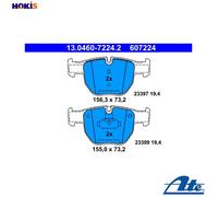 BRAKE PAD SET DISC BRAKE 13.0460-7224.2 FOR LAND ROVER RANGE/III/SUV/Mk 2.9L