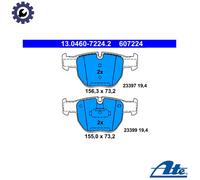 BRAKE PAD SET DISC BRAKE 13.0460-7224.2 FOR LAND ROVER RANGE/III/SUV/Mk 2.9L