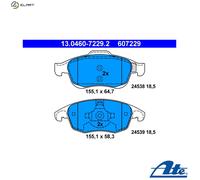 ATE Brake Pad Set 13.0460-7229.2 – Fits Citroën/Peugeot DS4, DS5, 5008, C4 II, Berlingo