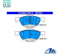 ATE 13.0460-7234.2 Brake pad set
