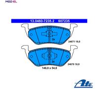 Brake pads 13.0460-7235.2 ATE for FORD MAZDA