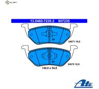 Brake pads 13.0460-7235.2 ATE for FORD MAZDA
