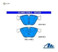 BRAKE PAD SET DISC BRAKE 13.0460-7238.2 FOR BMW X1/SUV/E84/SAV Z4/Roadster/E89
