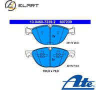 Brake pads 13.0460-7239.2 ATE for BMW X5 X6