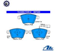 ATE 13.0460-7240.2 Brake pad set