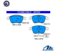Brake pads 13.0460-7242.2 ATE for SEAT VW AUDI