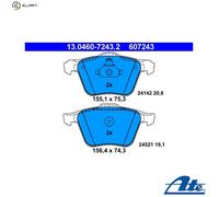 Brake Pad Set, disc brake for FORD VOLVO:S-MAX,V60 I,S60 II,S80 II,V70 III