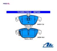 BRAKE PAD SET DISC BRAKE 13.0460-7244.2 FOR MERCEDES-BENZ OM646.811/812 2.1L