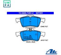 ATE 13.0460-7251.2 Brake pad set