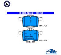 ATE 13.0460-7255.2 Brake pad set