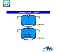 ATE 13.0460-7255.2 Brake pad set