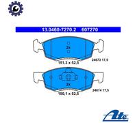 ATE Disc Brake Pad Set 13.0460-7270.2 (T1772) New - Fits Dacia/Renault Logan MCV Pickup