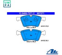 ATE 13.0460-7271.2 Brake pad set