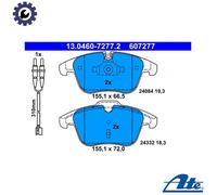 ATE Disc Brake Pad Set 13.0460-7277.2 - Front for PEUGEOT 508 I 1.6 VTI/1.6 THP/1.6 HDI