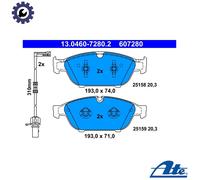 ATE Brake Pad Set 13.0460-7280.2 – Disc Brake for AUDI A7 Sportback A6 C7 Avant