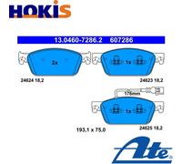 Brake pads 13.0460-7286.2 ATE for VW TRANSPORTER / CARAVELLE Mk V Bus