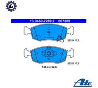 BRAKE PAD SET DISC BRAKE 13.0460-7289.2 FOR FIAT LANCIA CHRYSLER 1.0L 2cyl 1.2L