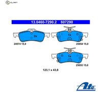 ATE 13.0460-7290.2 Brake pad set