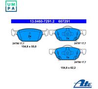 ATE Brake Pads 13.0460-7291.2 – Disc Brake Pad Set for Honda Accord VIII