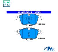 ATE Front Disc Brake Pads 13.0460-7292.2 for Jaguar XF I S-TYPE II XJ XK II