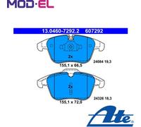 ATE 13.0460-7292.2 Brake Pad Set, disc brake for JAGUAR