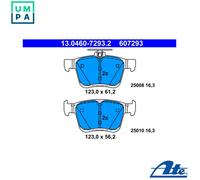 ATE 13.0460-7293.2 Brake pad set