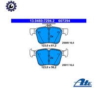 BRAKE PAD SET DISC BRAKE 13.0460-7294.2 FOR VW AUDI A3/Sportback/S3/Limousine