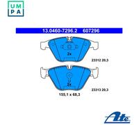 Brake pads 13.0460-7296.2 ATE for BMW 7 5 5 Touring 6 6 Convertible