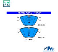 Brake pads 13.0460-7296.2 ATE for BMW 7 5 5 Touring 6 6 Convertible