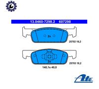 BRAKE PAD SET DISC BRAKE 13.0460-7298.2 FOR RENAULT CLIO/MIO/IV/Hatchback/Van