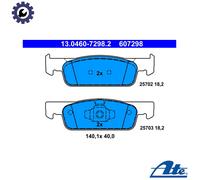 BRAKE PAD SET DISC BRAKE 13.0460-7298.2 FOR RENAULT CLIO/MIO/IV/Hatchback/Van