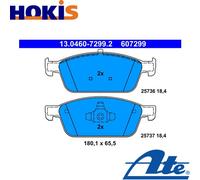 BRAKE PAD SET DISC BRAKE 13.0460-7299.2 FOR FORD TOURNEO/CONNECT/GRAND/V408 1.5L