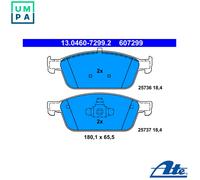 ATE Brake Pad Set 13.0460-7299.2 – for Ford Kuga II, Escape II, Focus III, Transit Connect