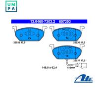 Brake pads 13.0460-7303.2 ATE for SEAT VW AUDI SKODA