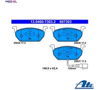 BRAKE PAD SET DISC BRAKE 13.0460-7303.2 FOR VW AUDI A3/Sportback/S3/Limousine