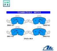 ATE 13.0460-7312.2 Brake pad set