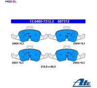 ATE 13.0460-7312.2 Brake pad set