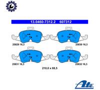ATE 13.0460-7312.2 Brake pad set