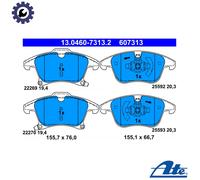 ATE Brake Pad Set 13.0460-7313.2 - for FORD MONDEO V (Saloon, Hatchback), S-MAX, GALAXY III ECOBOOST