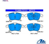 ATE Brake Pad Set 13.0460-7313.2 - for FORD MONDEO V (Saloon, Hatchback), S-MAX, GALAXY III ECOBOOST